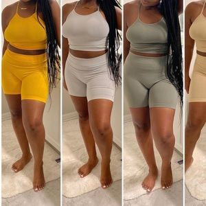 YELLOW Two-piece loungewear set